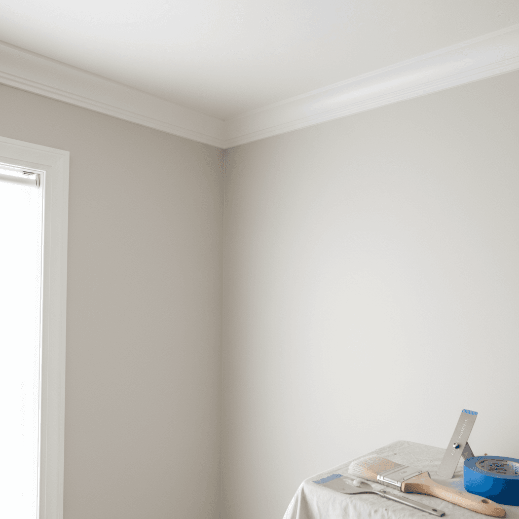 Professional interior painting with perfect finish and trim